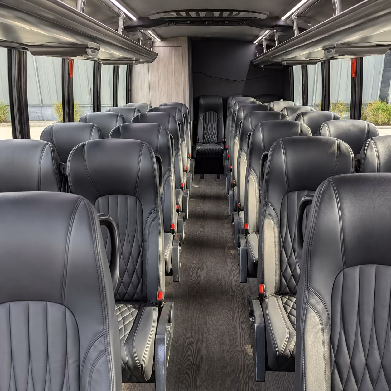 25 passenger minibus inside
