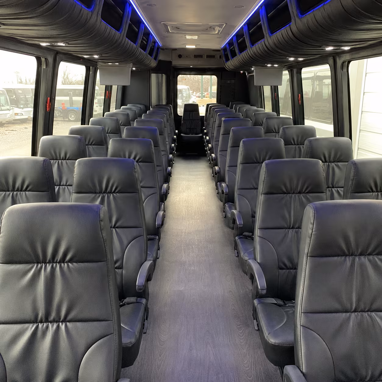28 passenger minibus inside