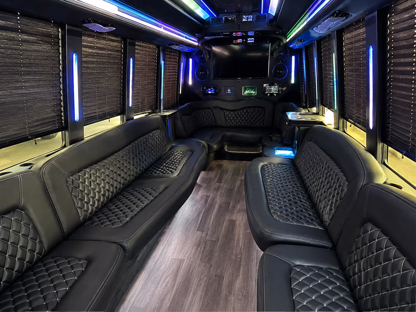 lawrence holiday party bus rental