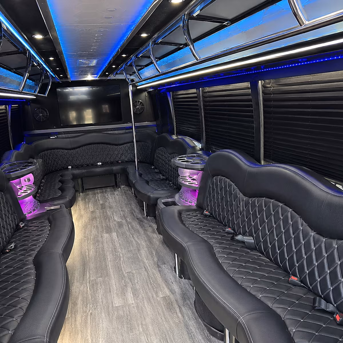 lawrence night out party bus rental