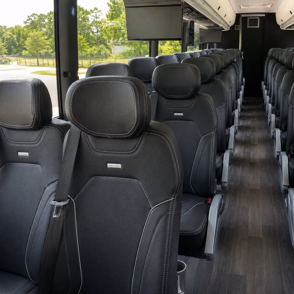 lawrence sporting event transportation onboard seating