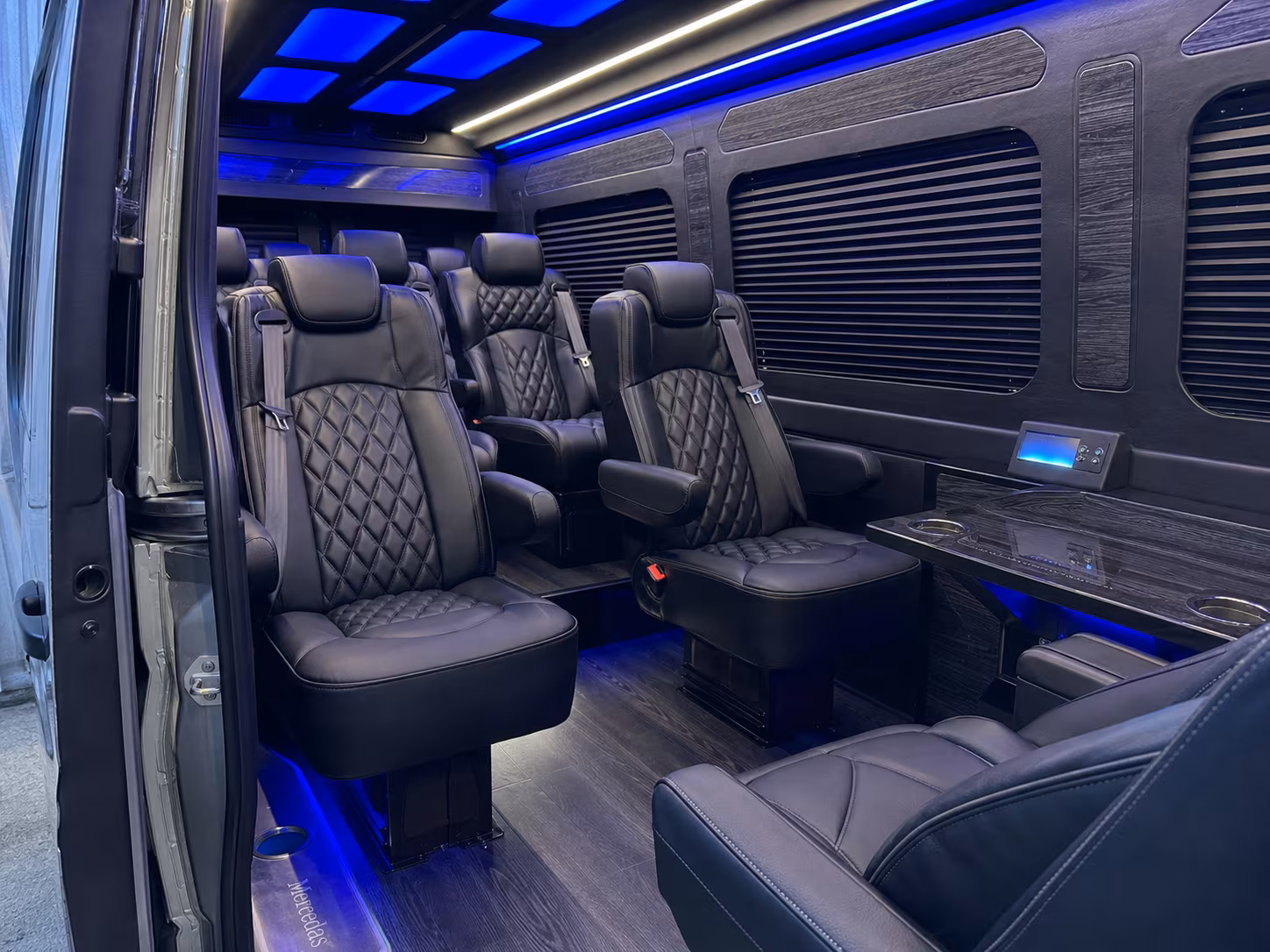 sprinter van transportation for groups and events across lawrence